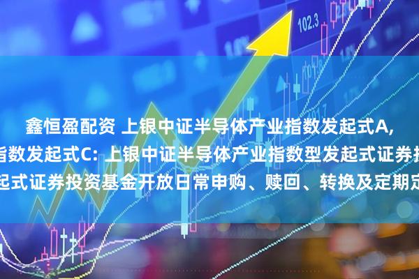鑫恒盈配资 上银中证半导体产业指数发起式A,上银中证半导体产业指数发起式C: 上银中证半导体产业指数型发起式证券投资基金开放日常申购、赎回、转换及定期定额投资业务的公告