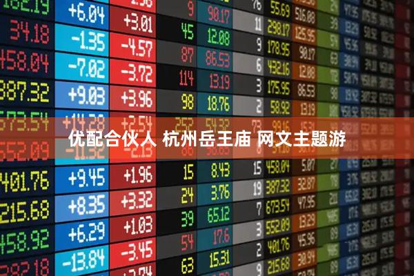优配合伙人 杭州岳王庙 网文主题游