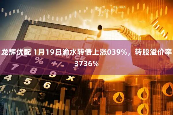 龙辉优配 1月19日渝水转债上涨039%，转股溢价率3736%